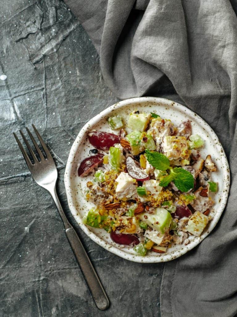 Lightened-up Waldorf Chicken Salad