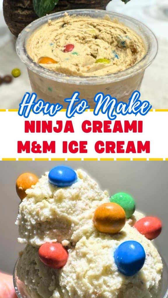 Ninja Creami M&M Ice Cream