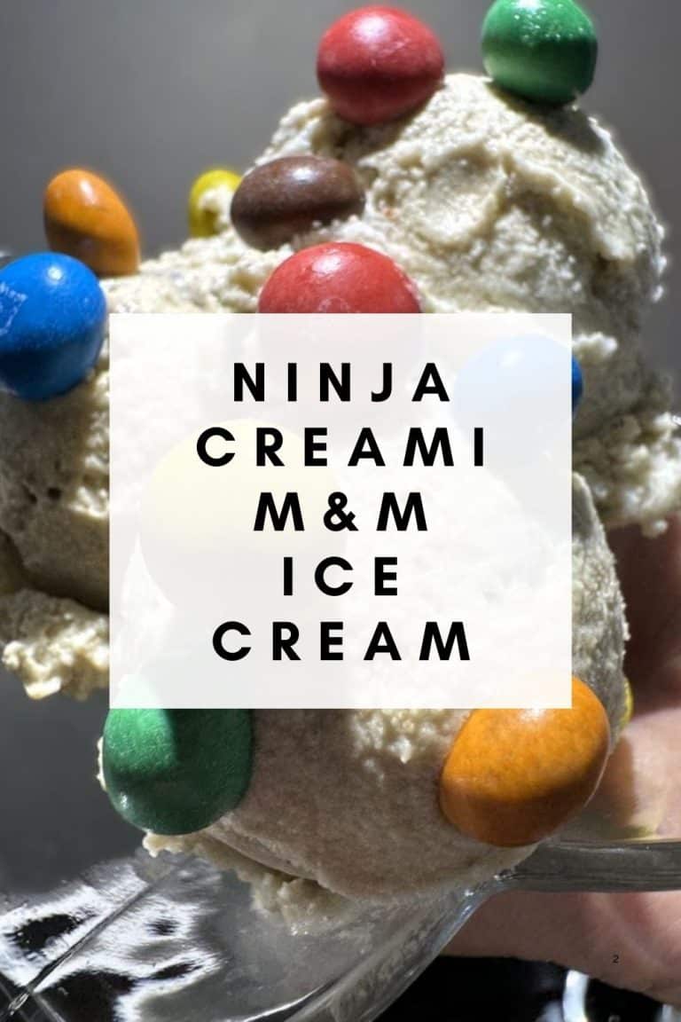 Ninja Creami M&M Ice Cream