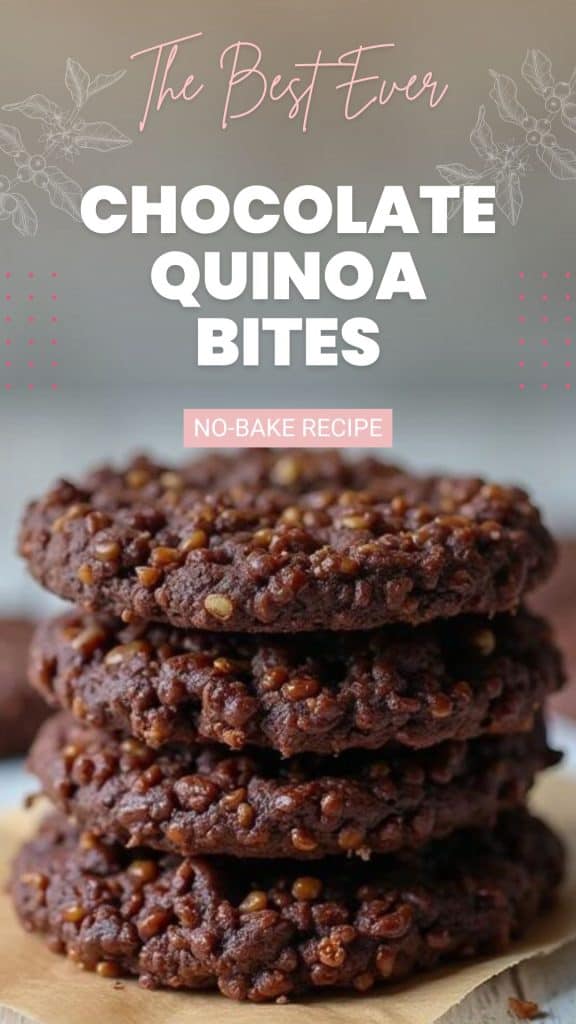 No-Bake Chocolate Quinoa Bites