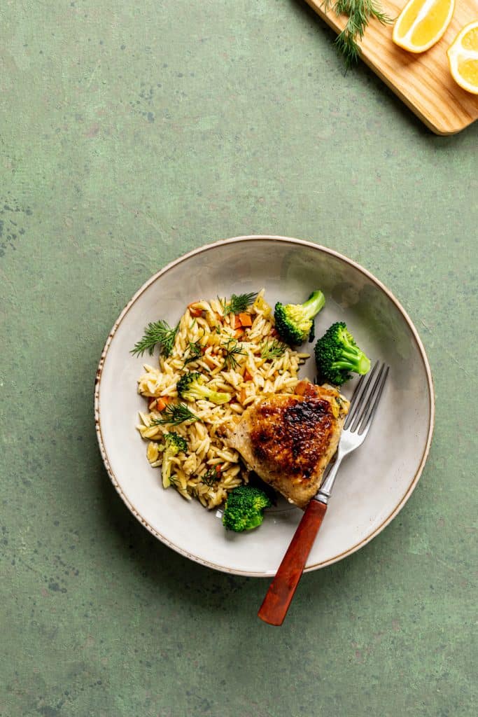 One Pot Chicken Orzo Recipe