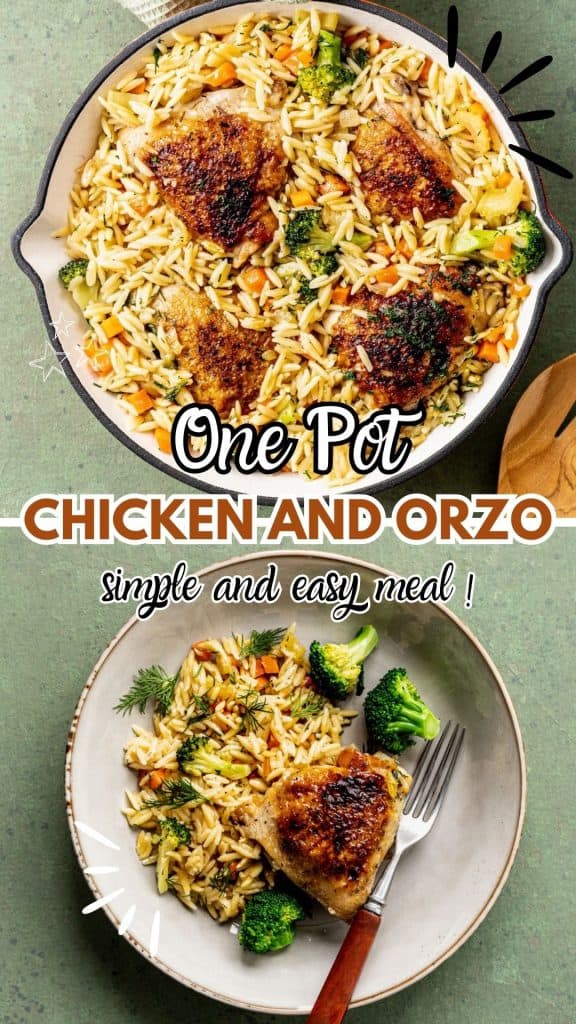 One Pot Chicken Orzo Recipe