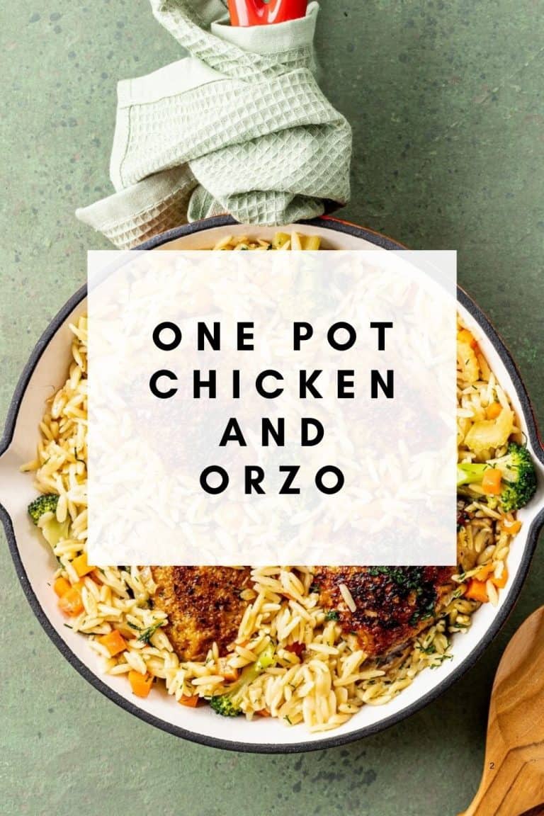 One Pot Chicken Orzo Recipe