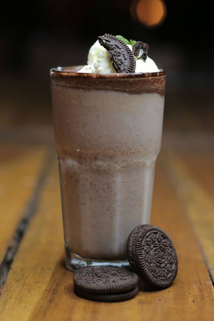 Oreo Mint Hot Chocolate