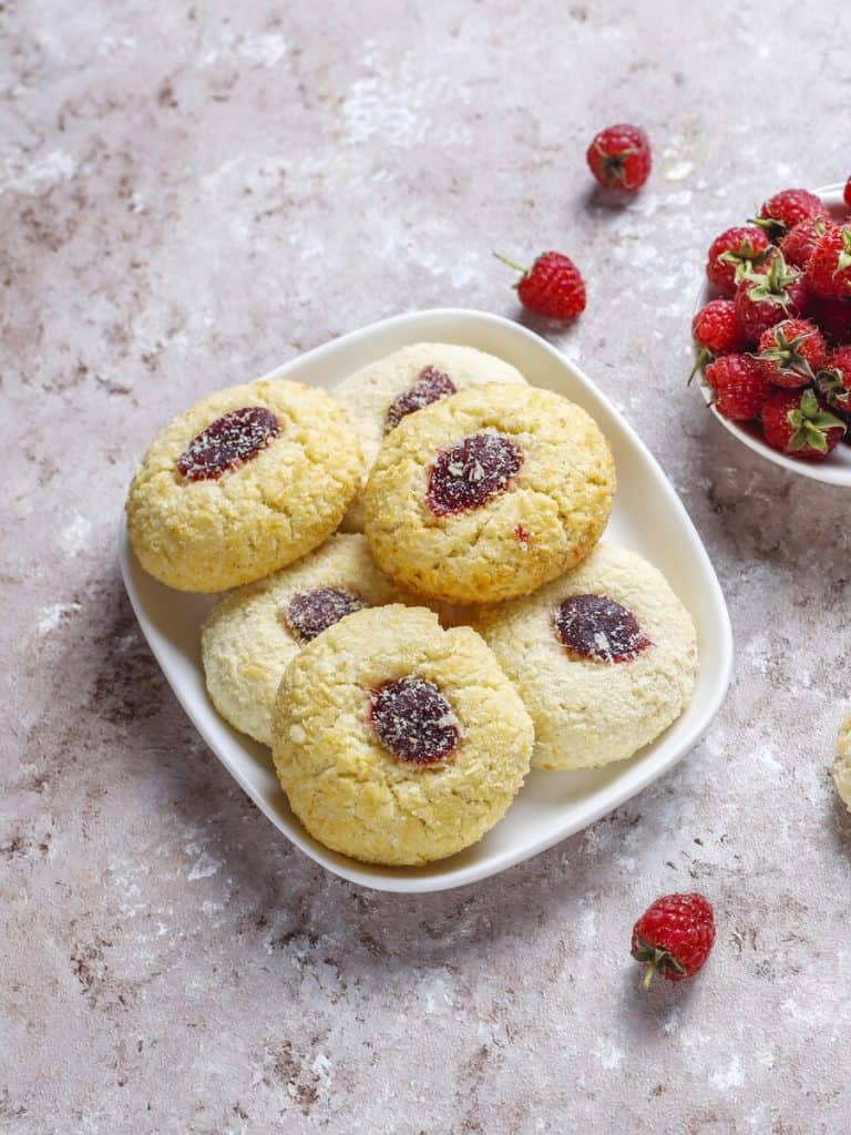 Raspberry Crumble Cookies Recipe