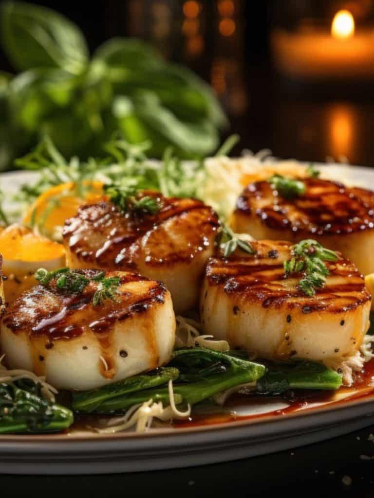 Scallops with Chimichurri