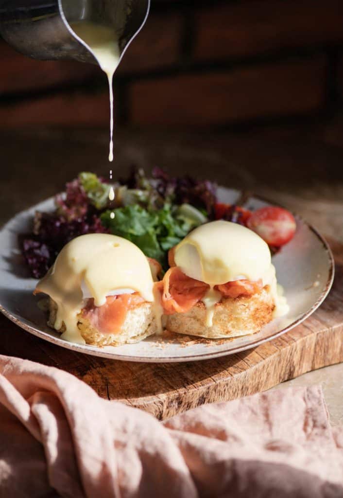 Smoked Salmon Eggs Benedict