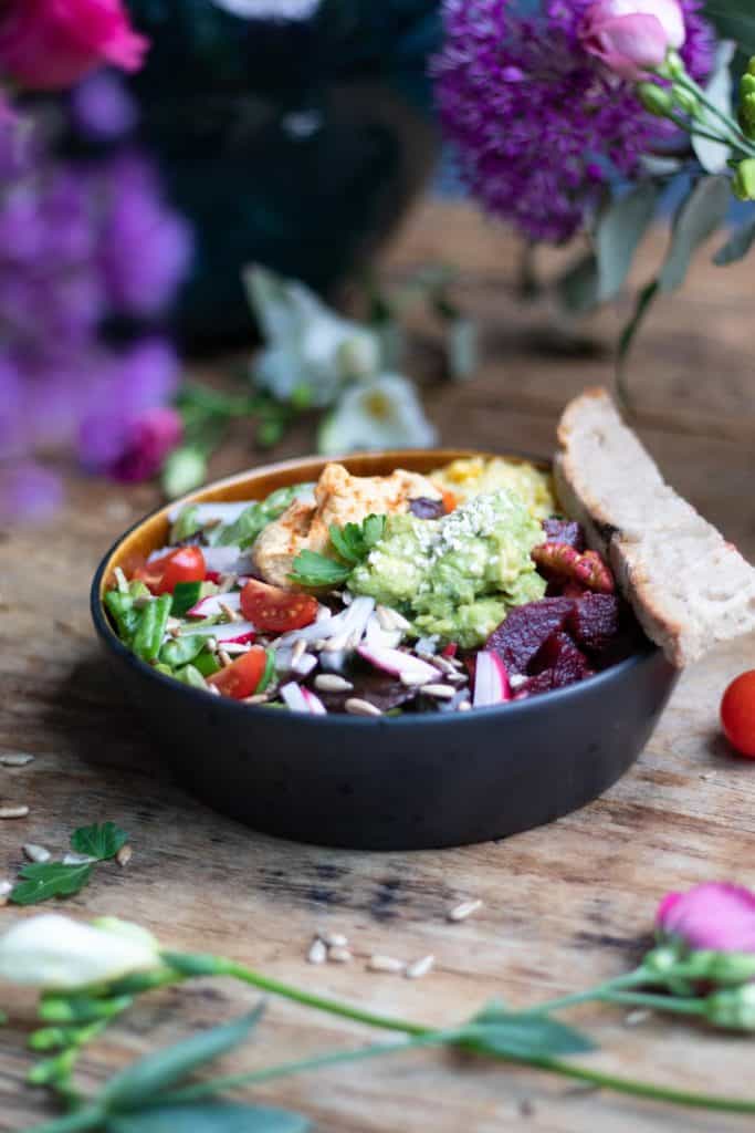 Spicy Southwestern Salad With Avocado Dressing