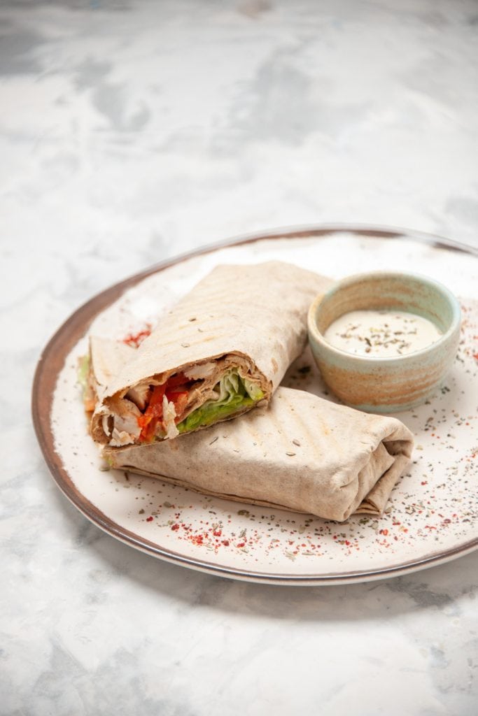 Tangy Veggie Wraps