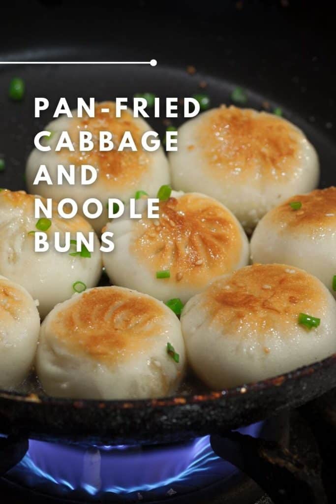 Vegan Pan-Fried Cabbage and Noodle Buns Recipe