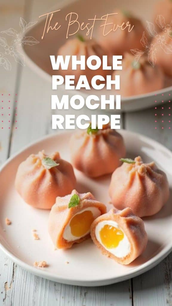 Whole Peach Mochi Recipe