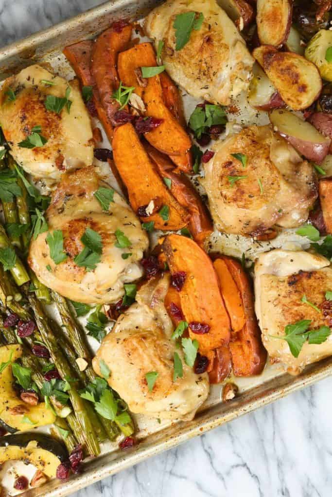 BBQ Chicken with Sweet Potatoes