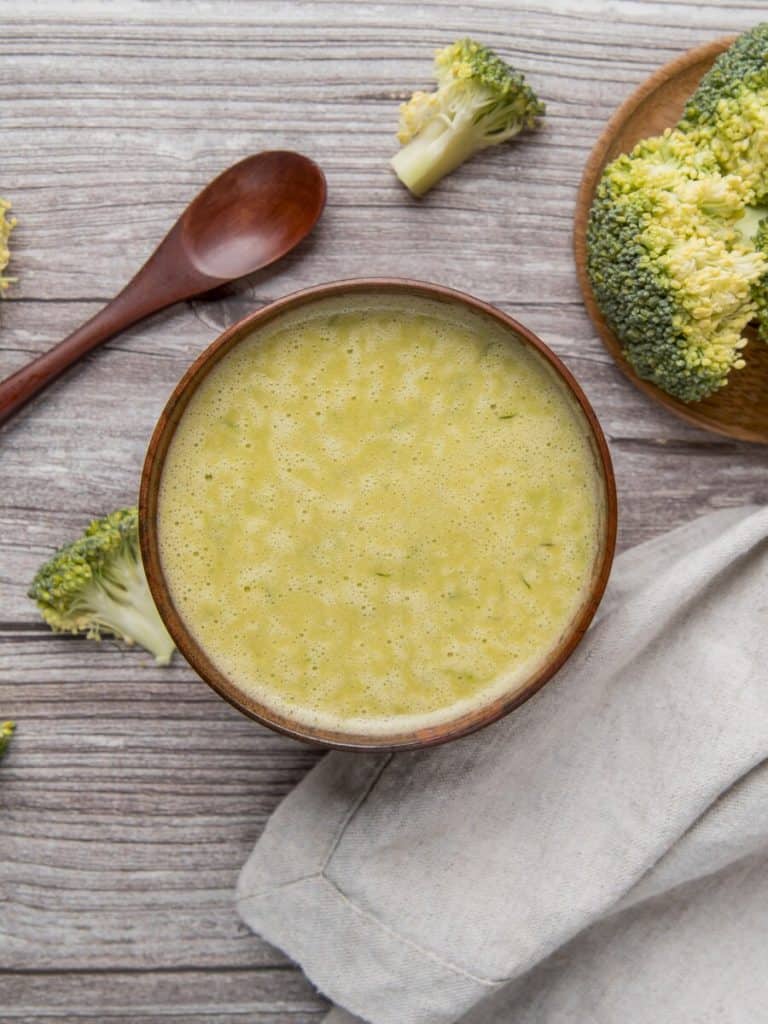 Broccoli and Cottage Cheese Soup