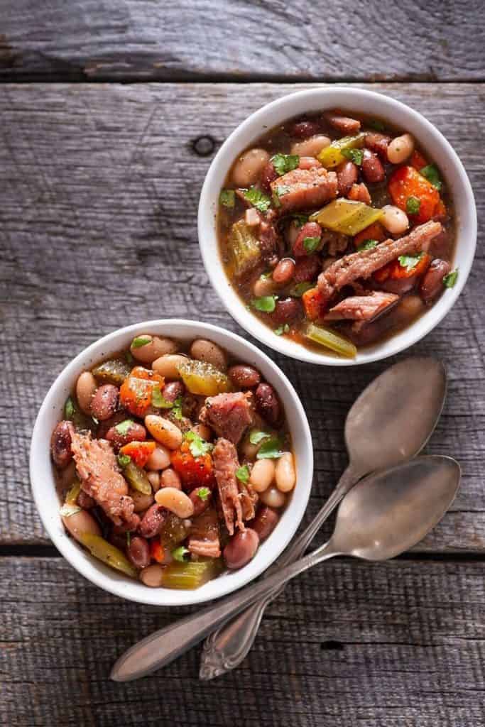 Crock-Pot Ham and Bean Soup