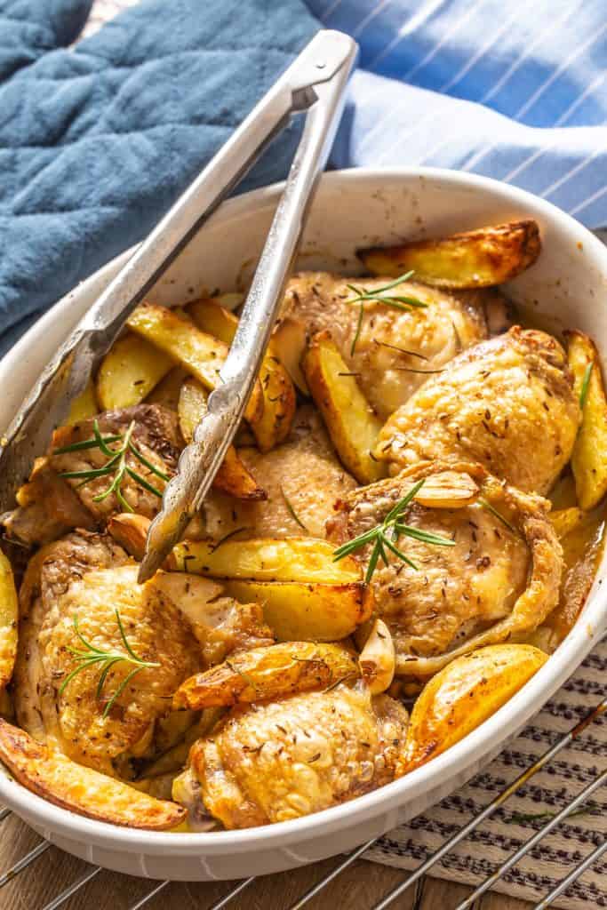 Greek-Style Chicken and Potatoes