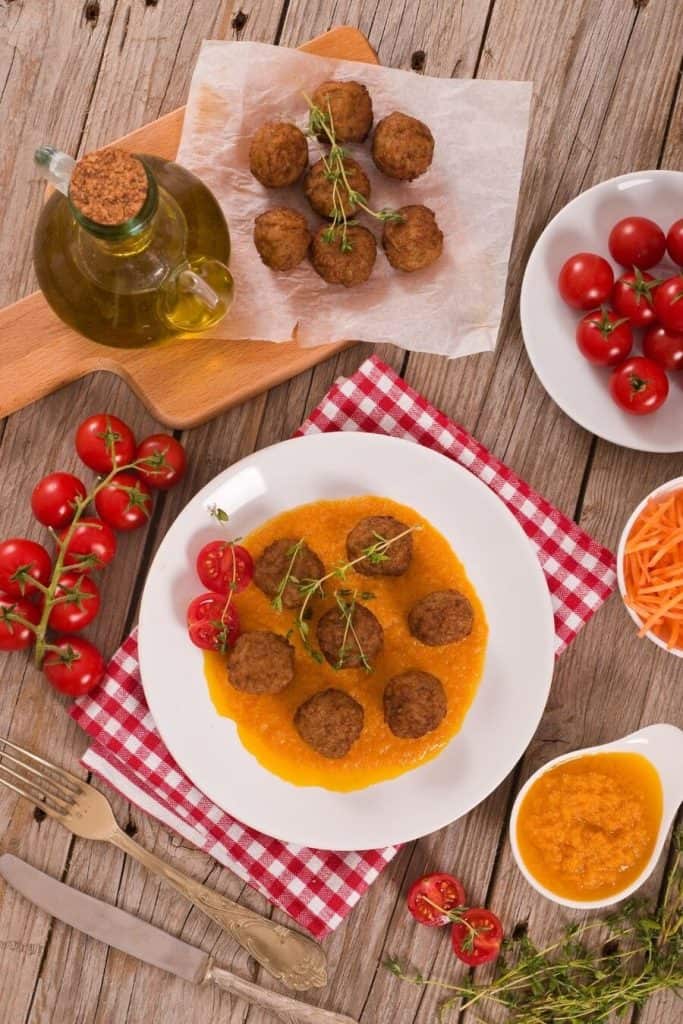 Ground Beef and Carrot Meatballs