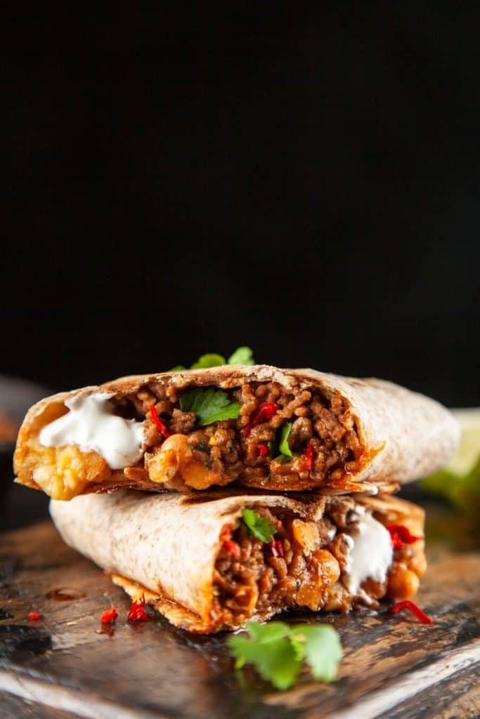 Easy Ground Turkey Burritos