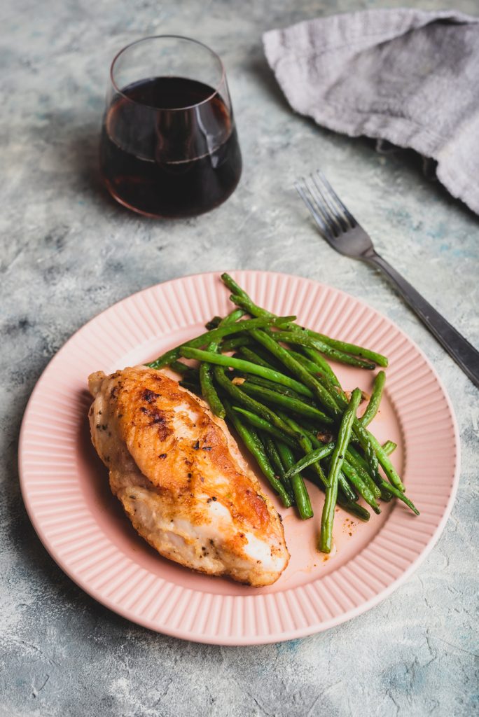 Lemon-Thyme Chicken and Green Beans