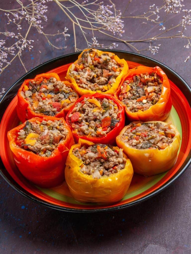 Mediterranean Stuffed Bell Peppers