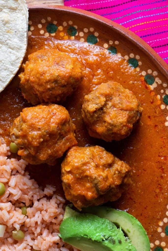 Mexican Meatballs in Chipotle Tomato Sauce