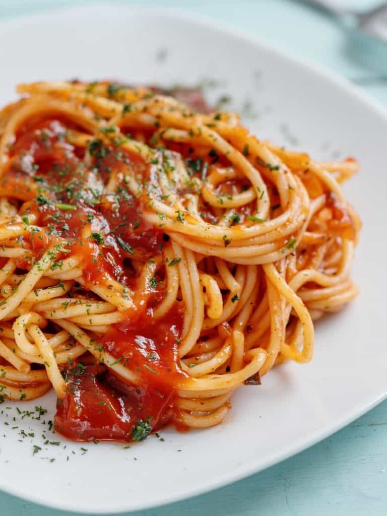 One Pot Pasta with Tomato Sauce