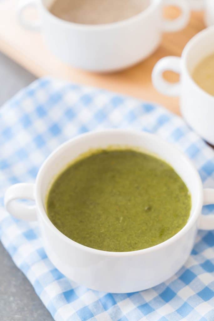 Spinach and Cottage Cheese Soup