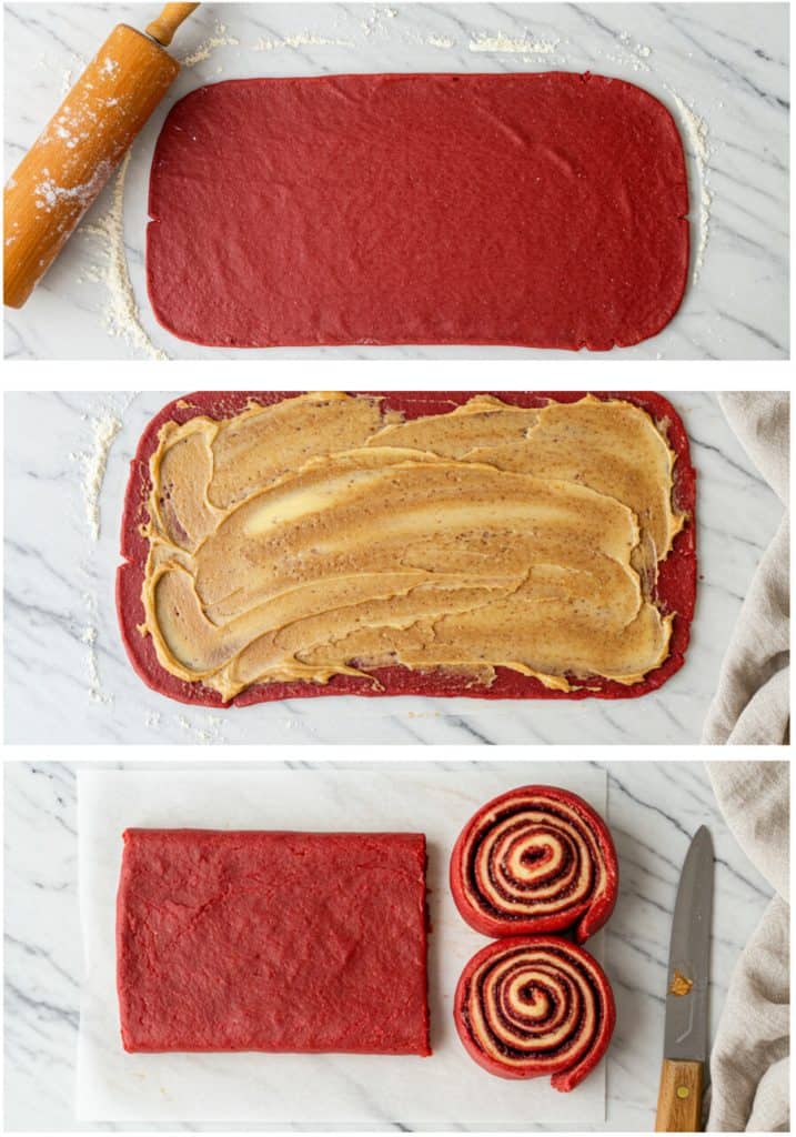 Red Velvet Cinnamon Rolls