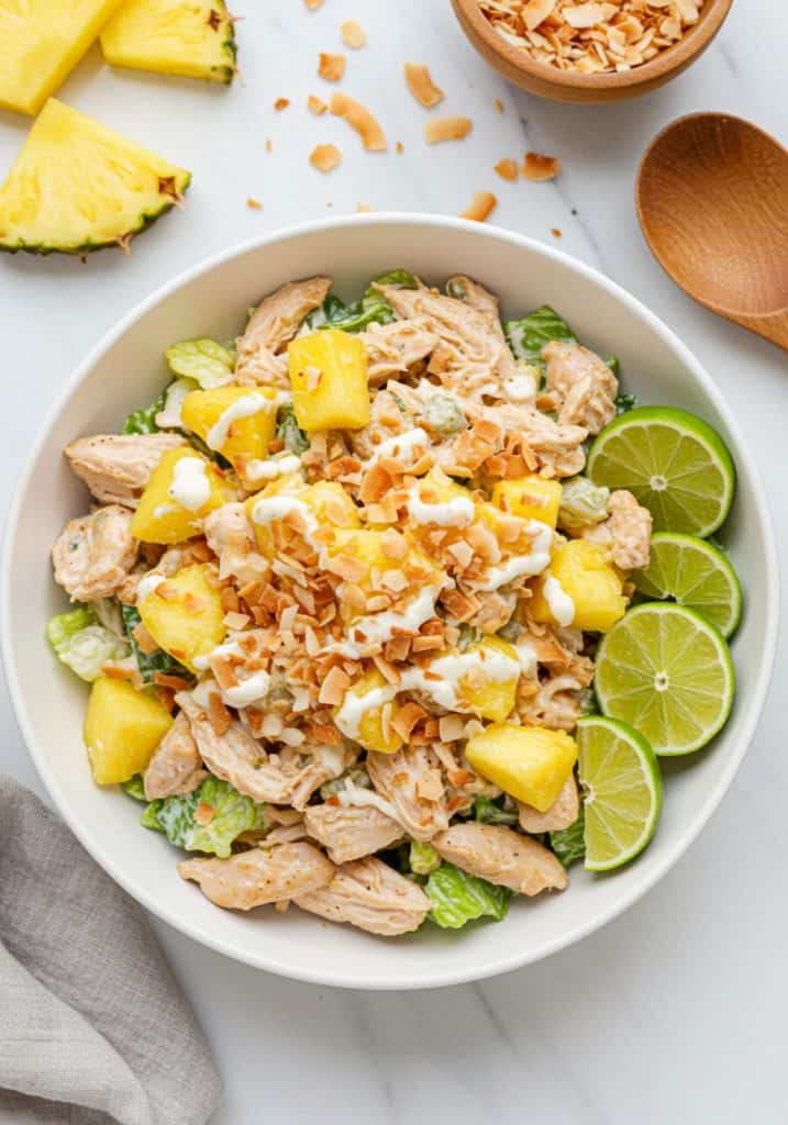 Chicken Salad with Pineapple and Coconut