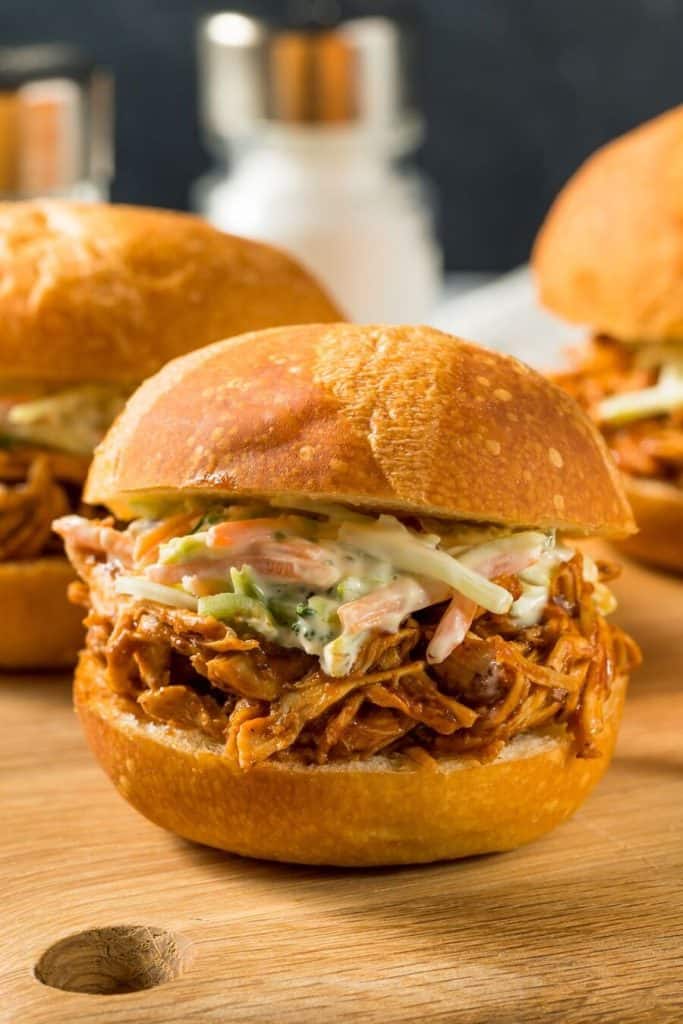 Chicken Sliders with Sesame Slaw