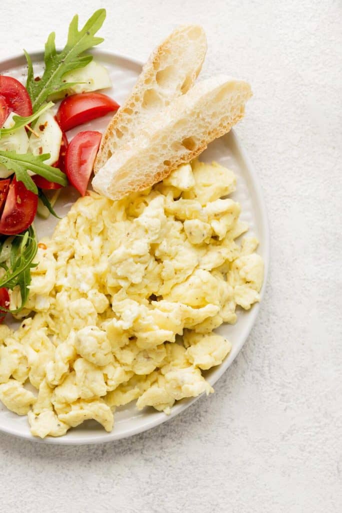 Cottage Cheese Scrambled Eggs