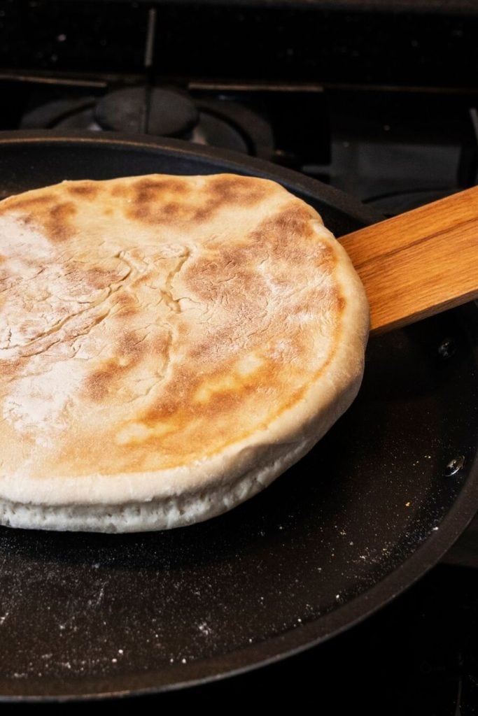 No-Oven Turkish Bread With Only 3 Ingredients