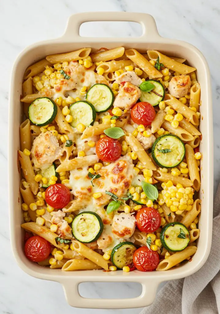 Dump-and-Bake Summer Pasta