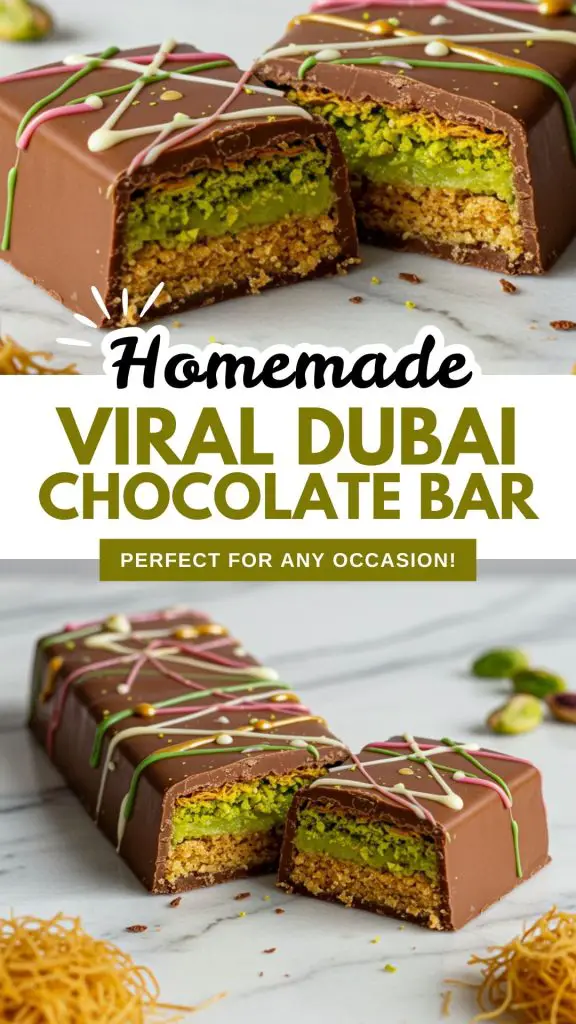 How to Make the Viral Dubai Chocolate Bar
